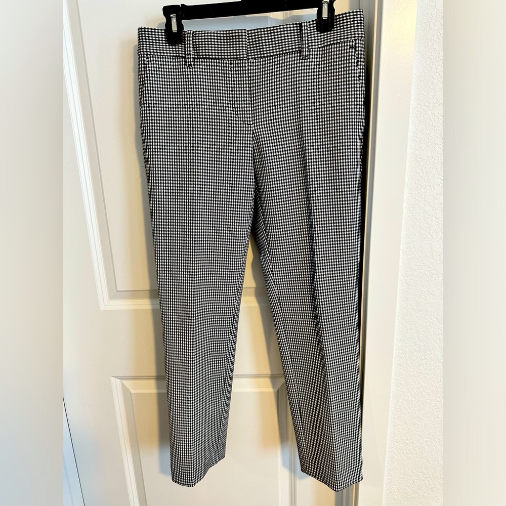 Classic AT black and white check dress pants